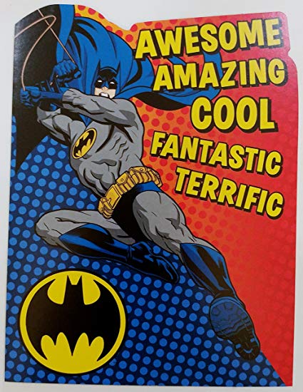 batman birthday cards grandson
