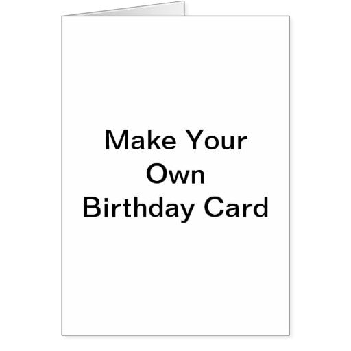 birthday cards to print and make