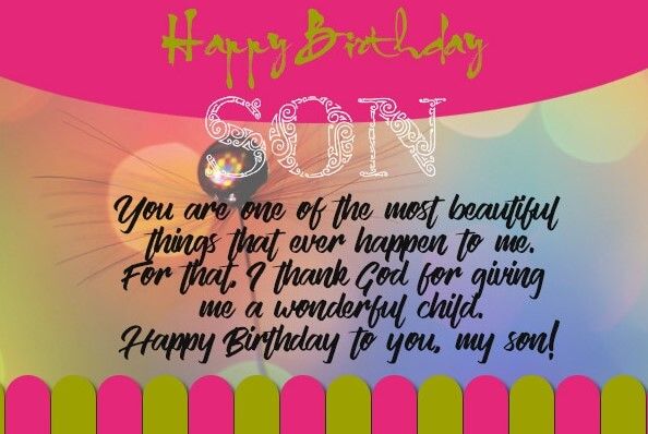 christian birthday cards for son