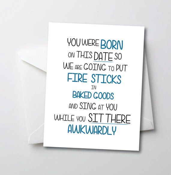 funny birthday cards sayings for friends