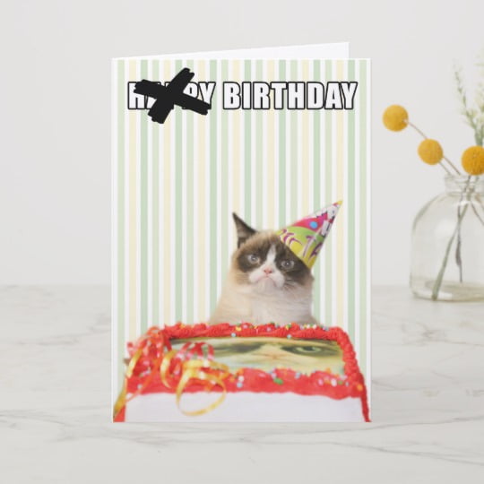 grumpy cat birthday cards