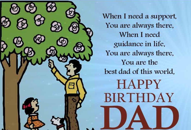 happy birthday card messages for dad