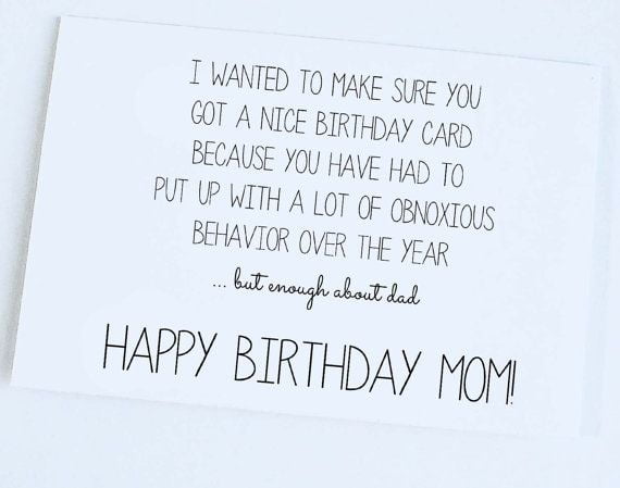 happy birthday card messages for mom