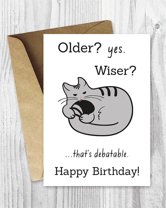 printable birthday cards funny